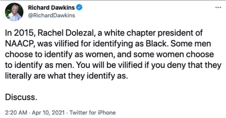 Dawkins Tweet 